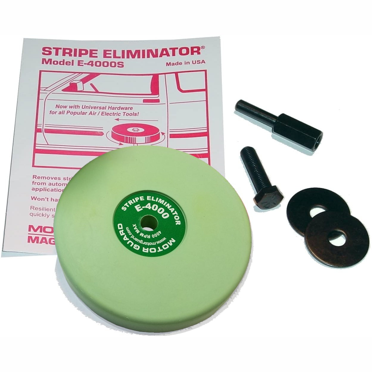 Stripe Eliminator Eraser Wheel - Pinstripe & Adhesive Removal Tool ...