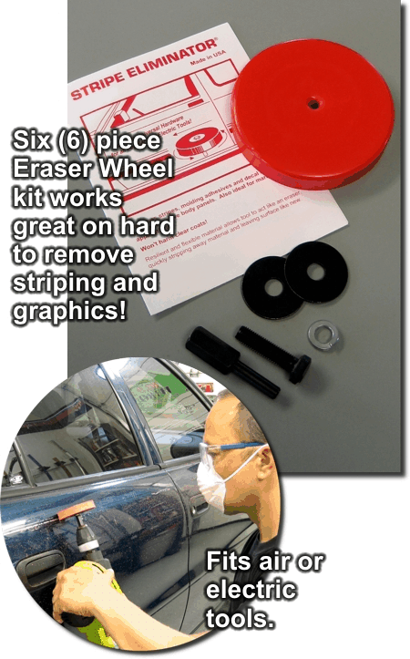 Stripe Eliminator® Eraser Wheel - Kit