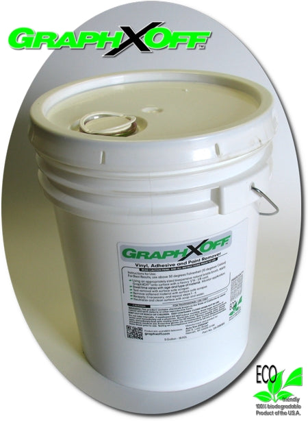 GraphXOff™ Vinyl, Adhesive and Paint Remover - 5 Gallon